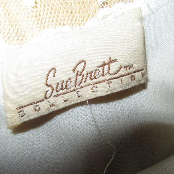 VINTAGE SUE BRETT COLLECTION DRESS/WEDDING/OFF WHITE/NO SIZE/MEDIUM?/LACE! - Picture 3 of 8